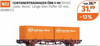 Müller Piko Containertragwagen ÖBB V H0 Angebot