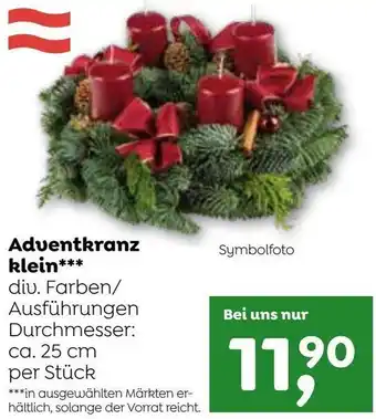 ADEG Adventkranz Klein*** 25 cm Angebot