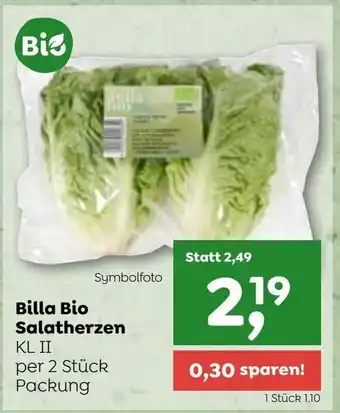 ADEG Billa Bio Salatherzen Angebot