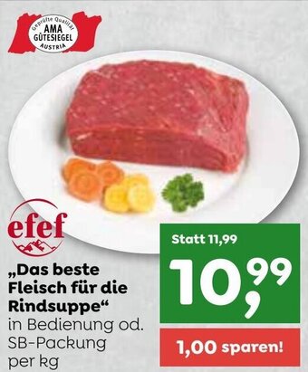 ADEG efef ,,Das beste Fleisch für die Rindsuppe" per kg Angebot