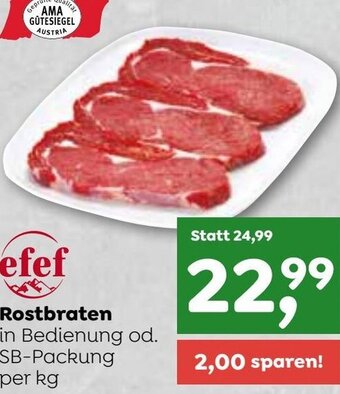 ADEG Rostbraten per kg Angebot