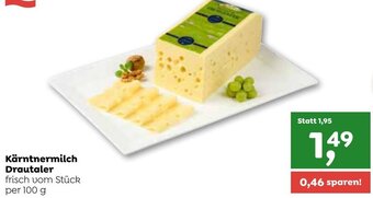 ADEG Kärntnermilch Drautaler 100g Angebot