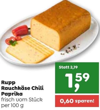 ADEG Rupp Rauchkäse Chili Paprika 100g Angebot