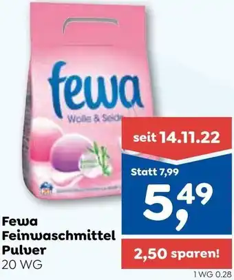 ADEG Fewa Feinwaschmittel Pulver 20 WG Angebot