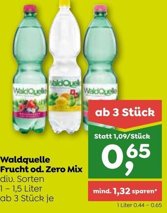 ADEG Waldquelle Frucht od. Zero Mix 1-1,5 Liter Angebot