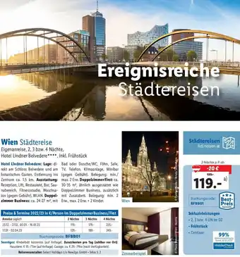 Lidl Wien Städtereise Angebot