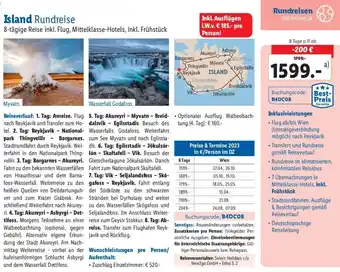 Lidl Island Rundreise Angebot