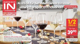 Interspar Riedel Weingläserset Wine Friendly 8-teilig Angebot