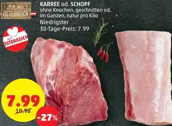 PENNY Karree od. Schopf pro Kilo Angebot
