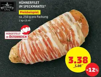 PENNY Hühnerfilet Im Speckmantel 250g Angebot