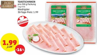 PENNY Toastschinken 200 g Angebot
