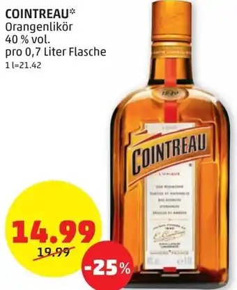 PENNY Cointreau Orangenlikör Angebot