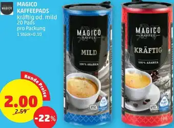 PENNY Magico Kaffeepads Kräftig od. Mild Angebot