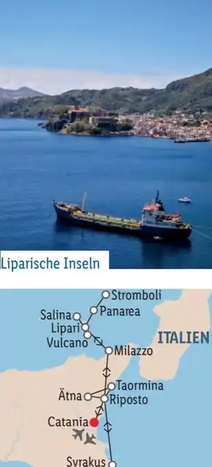 Lidl Reisen Sizilien & äolische inseln rundreise Angebot
