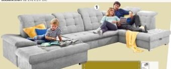 Polstermöbel Fischer Wohnlandschaft stoff Angebot