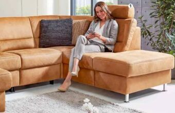 Polstermöbel Fischer Wohnlandschaft stoff Angebot