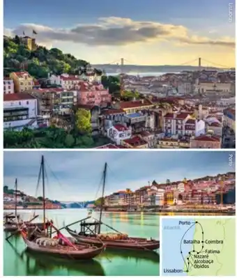 Von porto nach lissabon-rundreise
