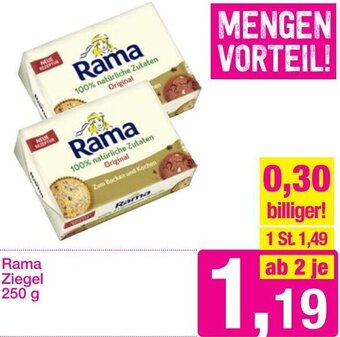 Sutterlüty Rama Ziegel 250 g Angebot