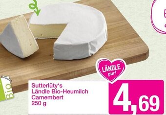 Sutterlüty Sutterlüty's Ländle Bio-Heumilch Camembert 250 g Angebot