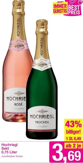 Sutterlüty Hochriegl Sekt 0,75 Liter Angebot
