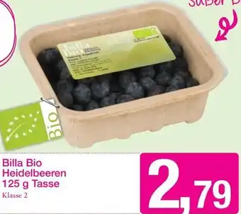 Sutterlüty Billa Bio Heidelbeeren 125 g Angebot