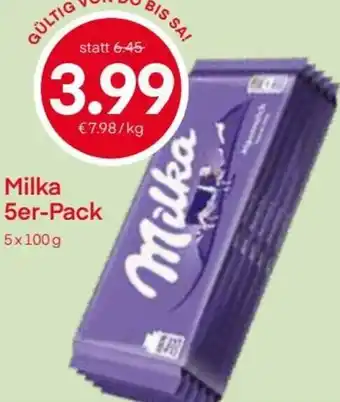 MPreis Milka 5er-Pack 5 x 100 g Angebot