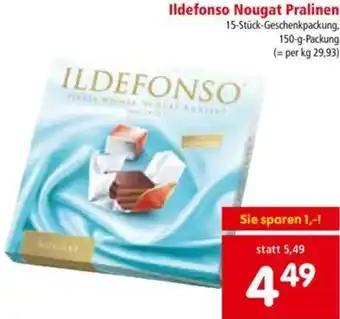 Interspar Ildefonso Nougat Pralinen 150 g Angebot