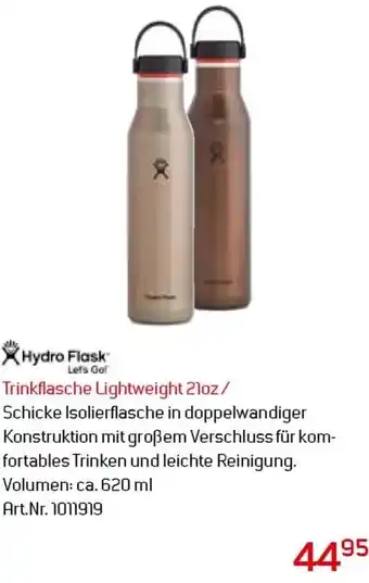 Sport 2000 Hydro Flask Trinkflasche Lightweight 21oz 620ml Angebot