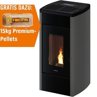 OBI Freepoint pelletofen duke airtight silberfarben 15,5kw eek:a+ Angebot