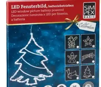 Interspar Led fenstersilhouette celebration Angebot