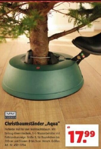 Hagebau Christbaumständer Aqua Angebot