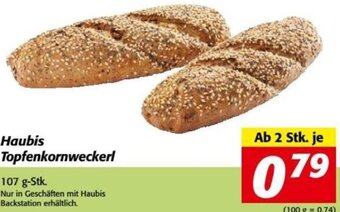 Nah&Frisch Haubis Topfenkornweckerl 107g Angebot