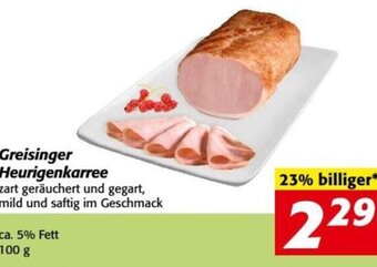 Nah&Frisch Greisinger Heurigenkarree 100g Angebot