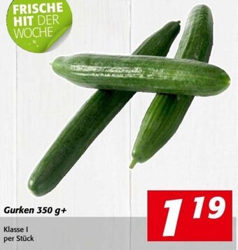 Nah&Frisch Gurken 350 g+ Angebot