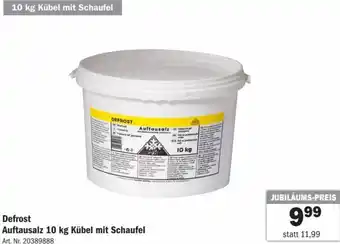Defrost Auftausalz 10 kg Kübel mit Schaufel 10 kg