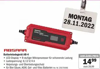 Forstinger Absaar Batterieladegerät AB-4 Angebot