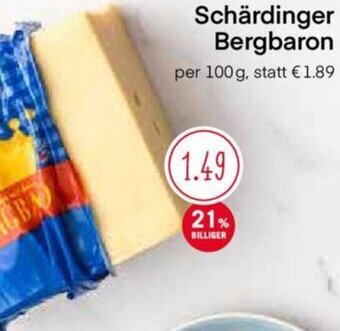 MPreis Schärdinger Bergbaron 100g Angebot