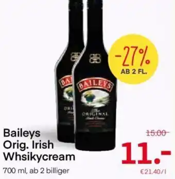 MPreis Baileys Orig. Irish Whsikycream 700ml Angebot