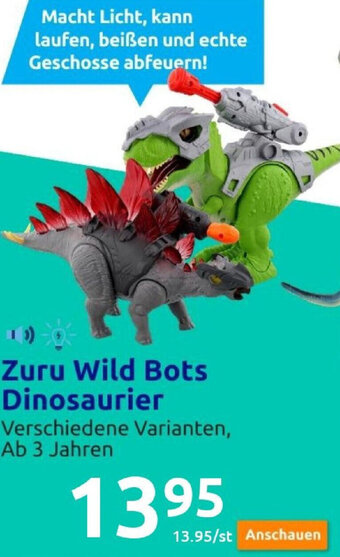 Action Zuru Wild Bots Dinosaurier Angebot