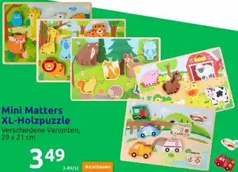 Action Mini Matters XL-Holzpuzzle 29 x 21 cm Angebot
