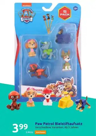Action Paw Patrol Bleistiftaufsatz Angebot