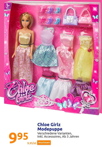 Action Chloe Girlz Modepuppe Angebot