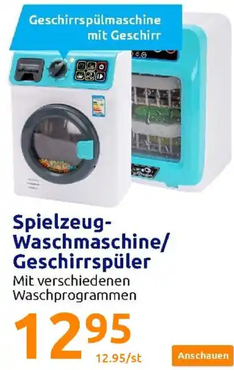Action Spielzeug-Waschmaschine/Geschirrspüler Angebot