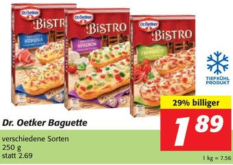 Nah&Frisch Dr. Oetker Bistro Baguette 250 g Angebot