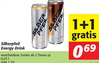 Nah&Frisch Silberpfeil Energy Drink 0,25L Angebot