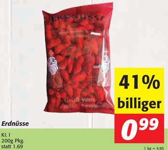 Nah&Frisch Erdnüsse 200g Angebot