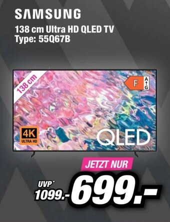 Red Zac Samsung 138 cm Ultra HD QLED TV Angebot