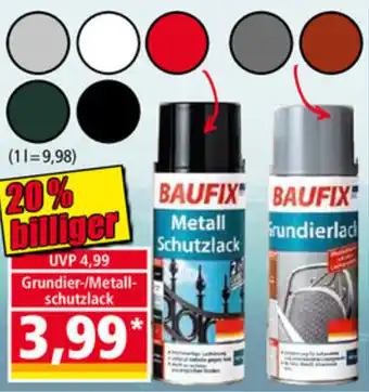 Norma Baufix Metall Schutzlack, Baufix Grundierlad Angebot