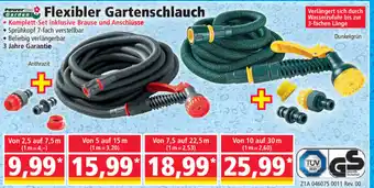 Norma Flexibler Gartenschlauch 15m Angebot