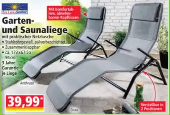 Norma Garten-Und Saunaliege Angebot